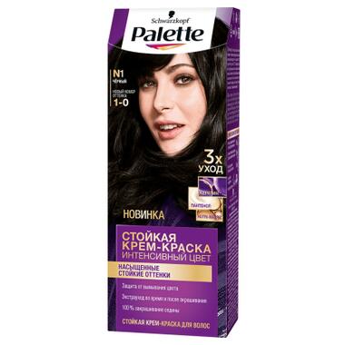 Фарба для волосся Palette 1-0 Чорний 110 мл (3838905551559) фото №1
