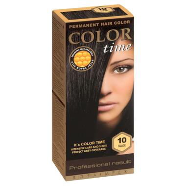 Фарба для волосся Color Time 10 - Чорний (3800010502504) фото №1