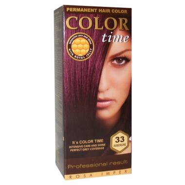 Фарба для волосся Color Time 33 - Баклажан (3800010502535) фото №1