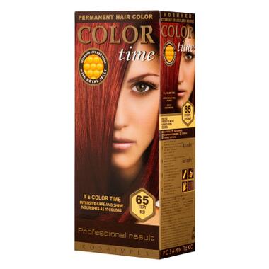 Фарба для волосся Color Time 65 - Вогняно-червоний (3800010502566) фото №1