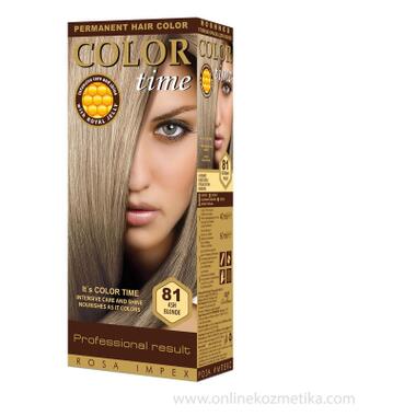 Фарба для волосся Color Time 81 - Попелясто-русявий (3800010502603) фото №1