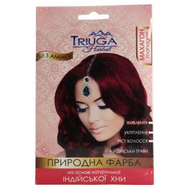 Фарба для волосся Triuga На основі натуральної індійської хни Махагон 25 г (8908003544175) фото №1