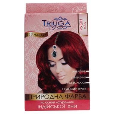 Фарба для волосся Triuga На основі натуральної індійської хни Рубін 25 г (8908003544168) фото №1