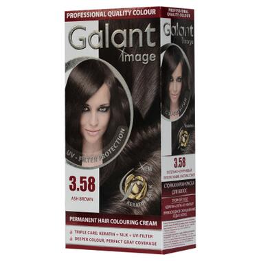 Фарба для волосся Galant Image 3.58 - Попелясто-коричневий (3800010501484) фото №1