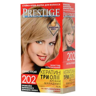 Фарба для волосся Vip's Prestige 202 - Світло-русий 115 мл (3800010504119) фото №1