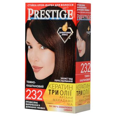 Фарба для волосся Vip's Prestige 232 - Темно-каштановий 115 мл (3800010504256) фото №1