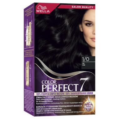 Фарба для волосся Wella Color Perfect 1/0 Чорний (4064666598253) фото №1
