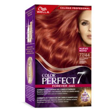 Фарба для волосся Wella Color Perfect 77/44 Вулканічний червоний (4064666598437) фото №1