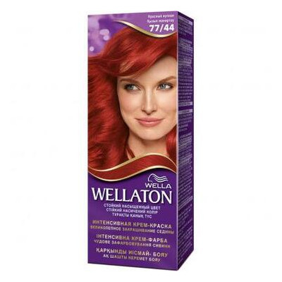 Крем-фарба для волосся Wellaton 77/44 Червоний Вулкан (4056800899821) фото №1