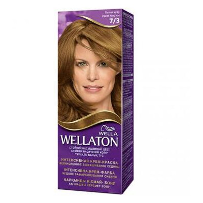 Фарба для волосся Wellaton стійка 7/3 Лісовий горіх (4056800023141) фото №1