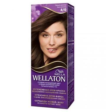 Фарба для волосся Wellaton 4/0 Темний шоколад 110 мл (4056800023035) фото №1
