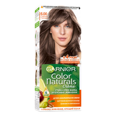 Фарба для волосся Garnier Color Naturals 6.00 Глибокий горіховий 110 мл (3600542021791) фото №1