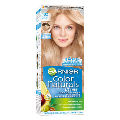 Фарба для волосся Garnier Color Naturals 102 Сніжний блонд 110 мл (3600541120860) фото №1