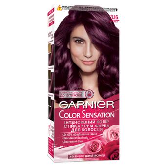 Фарба для волосся Garnier Color Sensation 3.16 Аметист 110 мл (3600541135796) фото №1