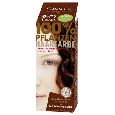 Фарба для волосся Sante рослинна Каштан/Chestnut Brown 100 г (4025089041887) фото №1