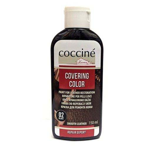 Фарба для відновлення шкіри Coccine Covering Color 55/411/150/02, 02 Black, 5902367980535 фото №1