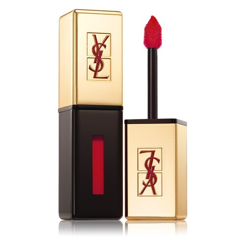 Блеск Yves Saint Laurent Rouge Pur Couture Vernis a Levres Glossy Stain 9 - Rouge laque (красный) фото №7