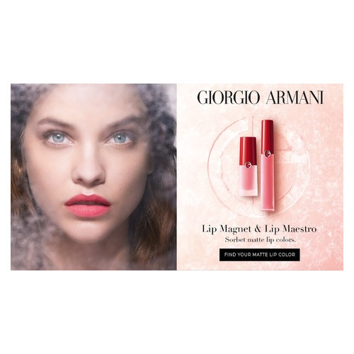 Матовый блеск для губ Giorgio Armani Maestro Lip Freeze 410 - Sienne фото №3