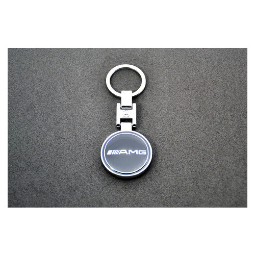 Брелок Avtm для ключів Mercedes AMG (Premium, чорний) (KCH00225) фото №2