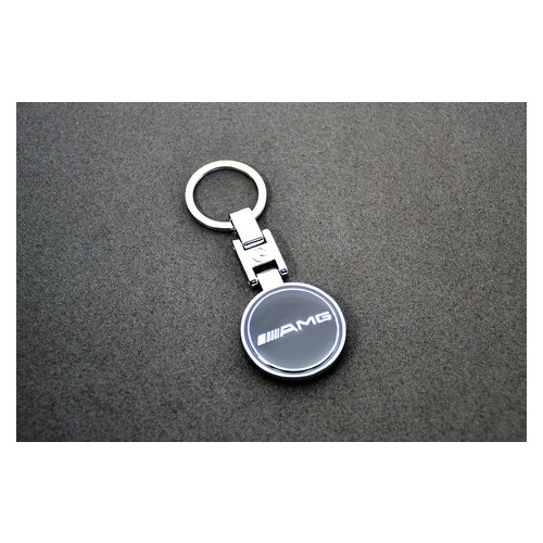 Брелок Avtm для ключів Mercedes AMG (Premium, чорний) (KCH00225) фото №3