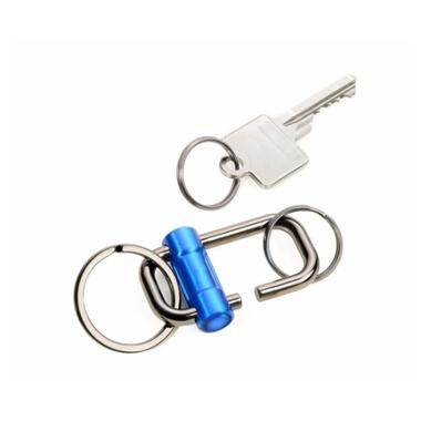 Брелок для ключів Troik , карабін, синій фото №6