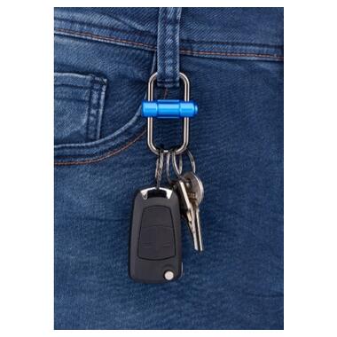 Брелок для ключів Troik , карабін, синій фото №4