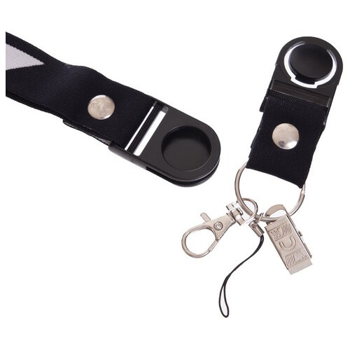 Шнурок для ключів на шию FDSO Taichi M-4559-31 Чорний (33508200) фото №3