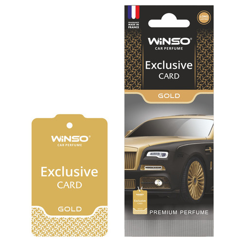 Ароматизатор Winso Card Exclusive Gold фото №1