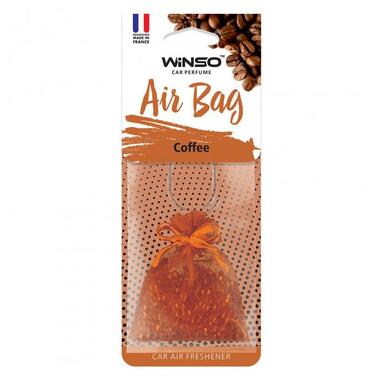 Освіжувач повітря WINSO AIR BAG із ароматизованими гранулами 20г. Coffee (30шт/ящ.) Winso (530480) фото №1