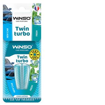 Ароматизатор з подвійною капсулою Winso Twin Turbo - New Car & Fresh 538770 фото №1