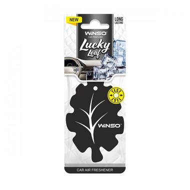 Освіжувач повітря WINSO Lucky Leaf, целюлозний ароматизатор, Black Ice  537870 фото №1