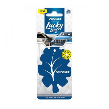 Освіжувач повітря WINSO Lucky Leaf, целюлозний ароматизатор, New Car 537920 фото №1