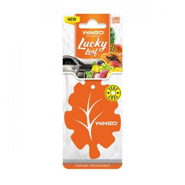 Освіжувач повітря WINSO Lucky Leaf, целюлозний ароматизатор, Tutti Frutti 537960 фото №1