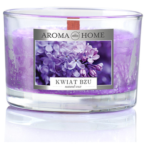 Ароматична свічка Aroma Home Natural Waxes Candle 115 г - LILAC FLOWER (83666) фото №1