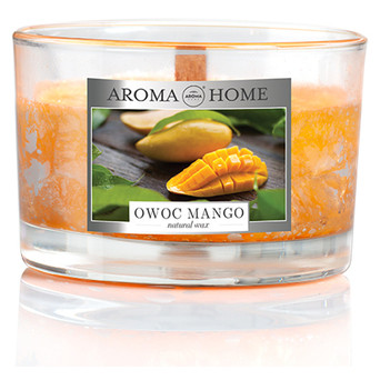 Ароматична свічка Aroma Home Natural Waxes Candle 115g - MANGO FRUIT ( (83519) фото №1