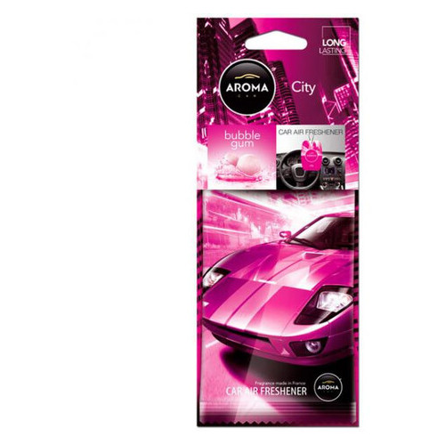 Ароматизатор Aroma Car City Card Bubble Gum (92670) фото №1