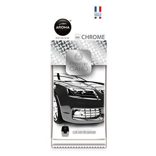 Ароматизатор Aroma Car Prestige Card - ХРОМ (24 шт., 36 шт.) (83544) фото №1