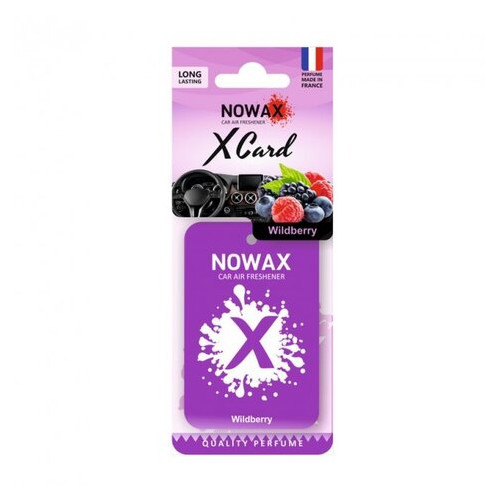 Ароматизатор Nowax X CARD - Wildberry (NX07539) фото №1