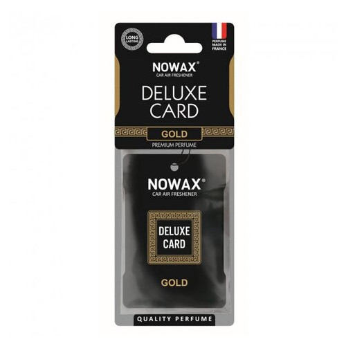 NOWAX Ароматизатор Delux Card 6р. - Gold (50шт/ящ) (NX07731) фото №1