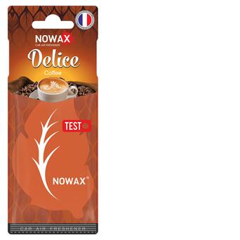 Ароматизатор повітря целюлозний Nowax серія Delice - Coffee 50шт/уп (NX00080) фото №1