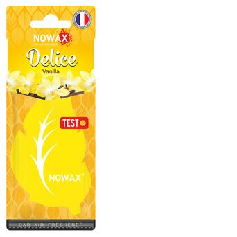 Ароматизатор повітря целюлозний Nowax серія Delice - Vanilla 50шт/уп (NX00088) фото №1