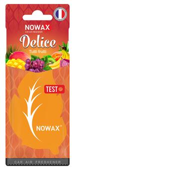 Ароматизатор повітря целюлозний Nowax серія Delice - Tutti Frutti NX00087 фото №1