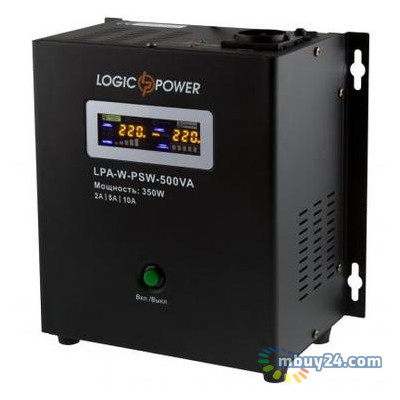 ДБЖ LogicPower LPA-W - PSW-500VA 2A/5А/10А (7145) фото №1