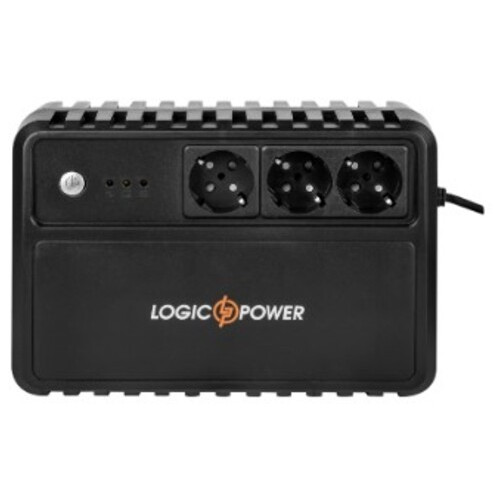 Лінійно-інтерактивний ДБЖ LogicPower LP-400VA-3PS (240Вт) (LP16157) фото №1
