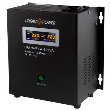 Источник бесперебойного питания LOGICPOWER LPA-W-PSW-500VA (350Вт)2A/5A/10A фото №1
