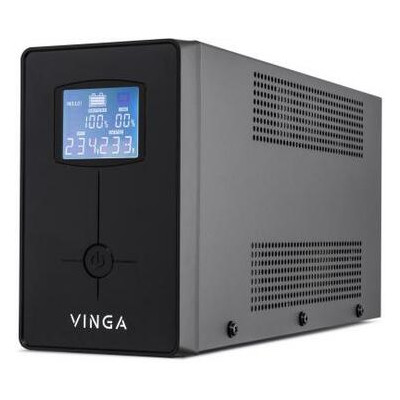 Джерело безперебійного живлення Vinga LED 1200VA (VPC-1200PRM3) фото №1