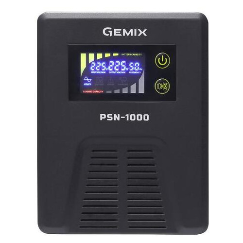ДБЖ Gemix PSN-1000 (PSN1000VA) фото №1