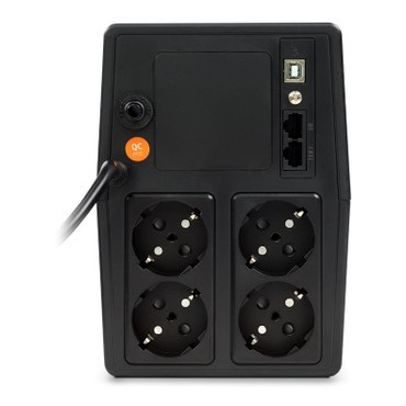 ИБП nJoy Horus Plus 1000 Lin.int. AVR 4 x евро USB LCD пластик фото №6