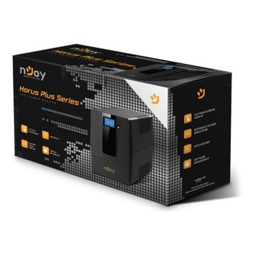 ИБП nJoy Horus Plus 1000 Lin.int. AVR 4 x евро USB LCD пластик фото №5