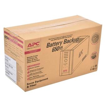 ДБЖ APC Back-UPS CS 650 VA (BK650EI) фото №13